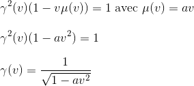 Lorentz derivation moderne 19