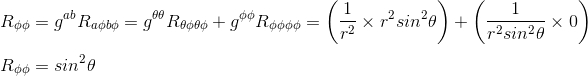 Einstein Relatively Easy Riemann Curvature Tensor And Ricci Tensor For The 2 D Surface Of A Sphere 3419